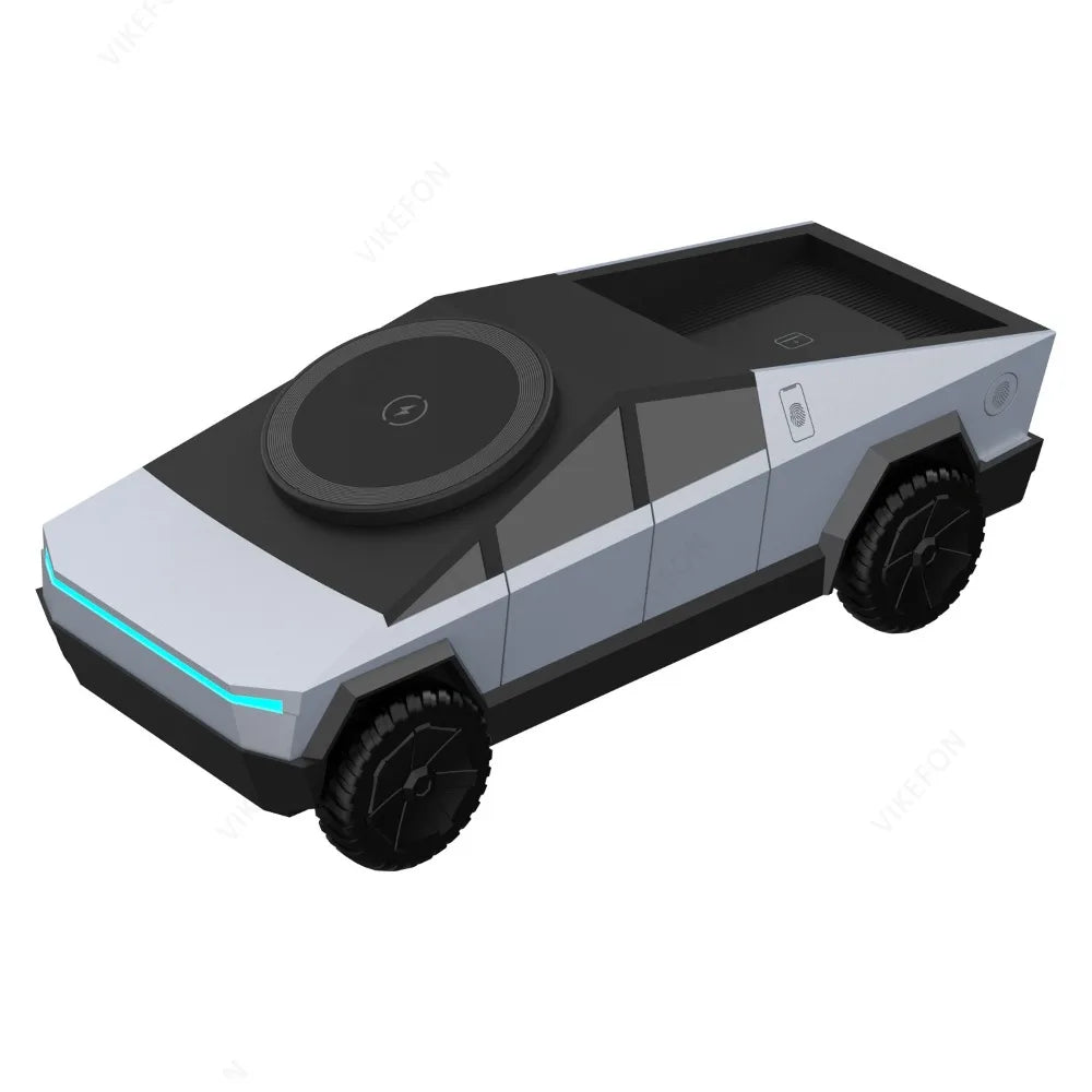 Magnetic Wireless Charging 15W 3-in-1 Charging Station with Ambient Light for IPhone 16 15 14 13 12 Pro Max  AirPods IWatch